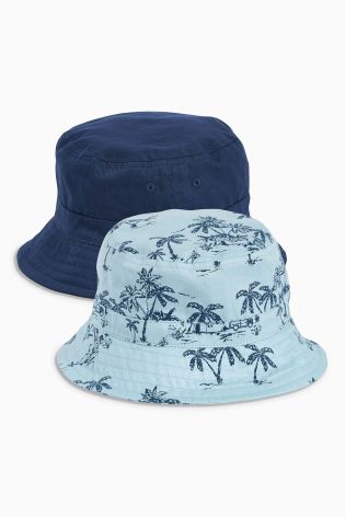 Blue Fisherman's Hats Two Pack (Younger Boys)